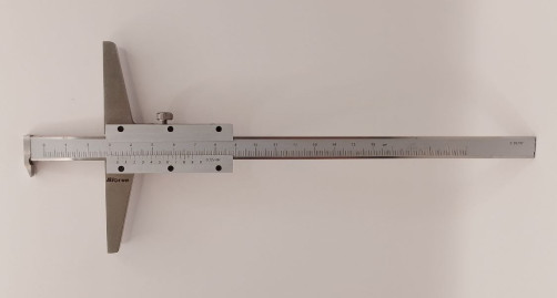 Штангенглубиномер ШГ- 160 0,05 с толщиномером Micron