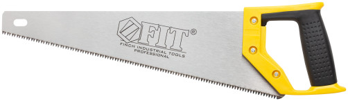 Hacksaw on wood, medium red-hot tooth 7 TRI, 3D sharpening, layer.rubberized handle, Profi 400 mm 40540