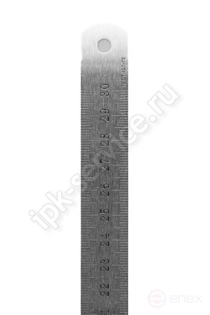 Линейка металлическая двусторонняя 150 мм