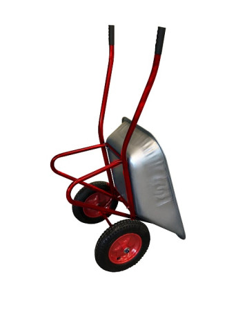 Industrialist 2-wheeled construction wheelbarrow, 110 liters, (pneumatic wheel)