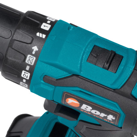 Дрель-шуруповерт аккумуляторная BORT BAB-20X-BLK (2x1,5Ah)
