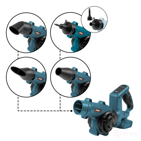 Battery blower BORT BSS-21U-Li (without battery and charger)
