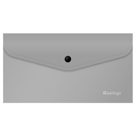 Envelope folder on the Berlingo "Metallic" button, C6, 200 microns, gray metallic