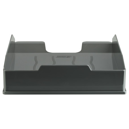 Лоток для бумаг горизонтальный СТАММ "Эксперт", серый