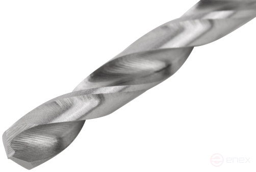 HSS ground metal drills, 135° sharpening angle, 4.0 x 75 mm (5 pcs.)