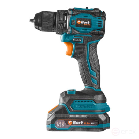 Cordless drill-screwdriver BORT BAB-21S (2x2Ah+battery)