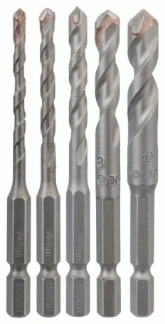 Set of 5 drills for HEX-9 Ceramic tiles 4; 5; 6; 8; 10 mm