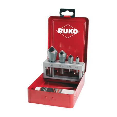 Набор зенковок HSSE-Co 5 с поперечными отверстиями 90°, 5 предметов, 102312E