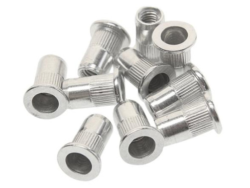 Заклепка резьбовая M6х1мм алюминиевая 10шт. JTC