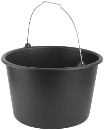 Construction plastic bucket for mixing mortar, reinforced walls 20 l