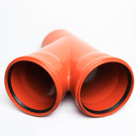 External Tee 200mm 45 degree Flextron