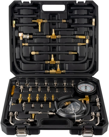 Fuel pressure meter (0-10 bar, gasoline engines; 45pr) Avtodor 40159