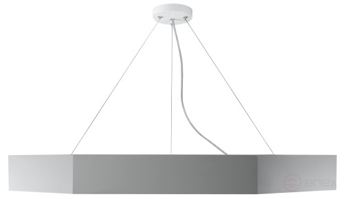 Светильник LED ЭРА Geometria SPO-122-W-40K-066 Hexagon 66Вт 4000К 5300Лм 800*800*80 белый подвесной драйвер внутри