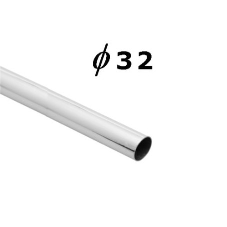 Труба d32 L-3000 (1,80кг/1,0мм), хром AKS