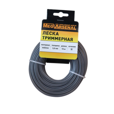 MegArsenal d3.0 double square trimmer line 15m