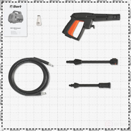 High pressure washer BORT BHR-1600-Compact