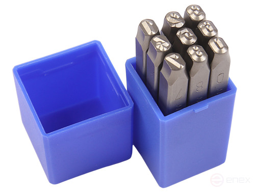 Digital stamps of 5mm (HRC 60+-2 degrees DIN 1451) JTC