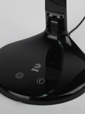 Настольный светильник ЭРА NLED-482-10W-BK светодиодный с ночником черный