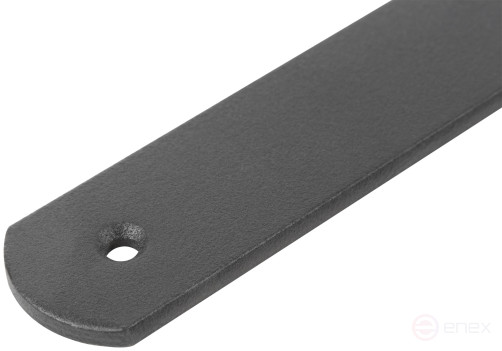 Corner bracket reinforced black 350x250 mm