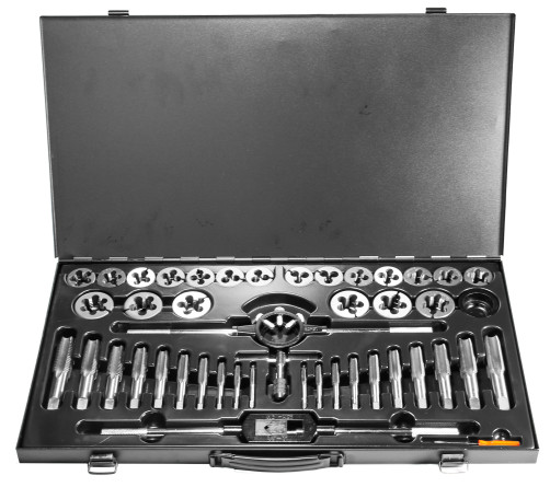 Set of taps and dies made of alloy steel M6-M24 45pcs