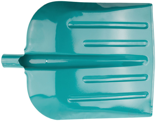 Snow shovel, steel sidewalk shovel without handle 390x456 mm