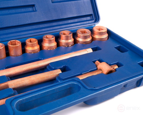 Set of heads N2D 10-36mm copper plating SITOMO