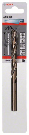Metal drills HSS-Co , DIN 338 10 x 87 x 133 mm, 2608585864