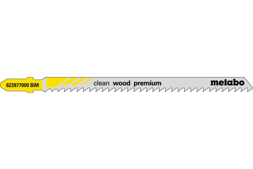 5 jigsaw blades, for wood, profess. 105/ 3.0 mm