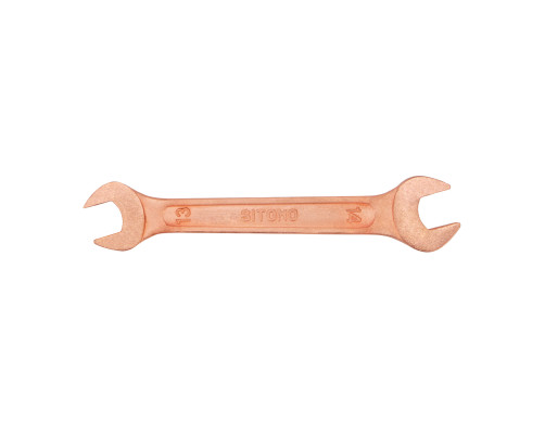 Double-sided horn wrench 13x14 mm copper plating SITOMO (7811-0027)