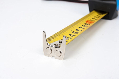 Roulette PRACTICE 5 meters, width 25 mm, thickness 0.13 mm, hitchhiking, magnet, 2-sided scale