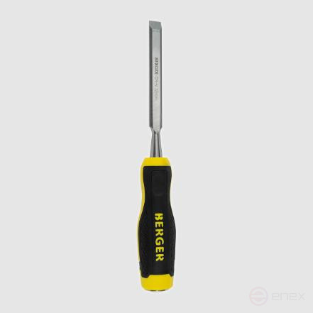 Стамеска стальная ударная для обработки древесины, 12 мм, BERGER BG1424