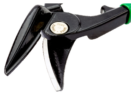 Ножницы по металлу со смещением для правого и прямого реза для мягких/средних материалов 280 мм