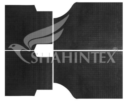 Set of universal car mats SHAHINTEX 65*45(2pcs)+43*43(2pcs)