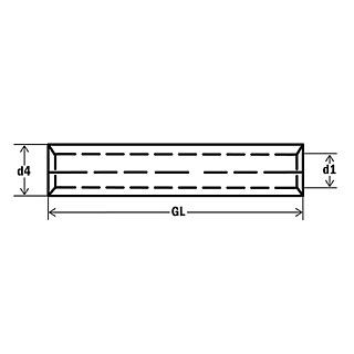 Butt connector 10 mm2 (pack.50pcs)