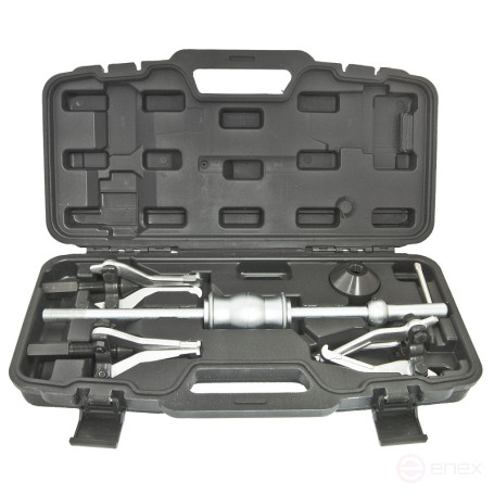 ER-86846 3-gripper puller set, for internal: 15-30mm,30-80mm; and external: 15-80 mm bearings and bushings (5 pr.) in the EUREKA /1/2 case