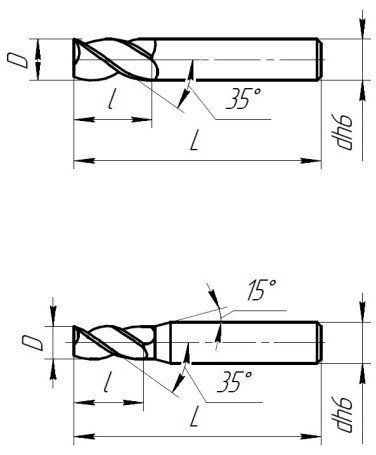 Концевая фреза твердосплавная ФК701.160.03