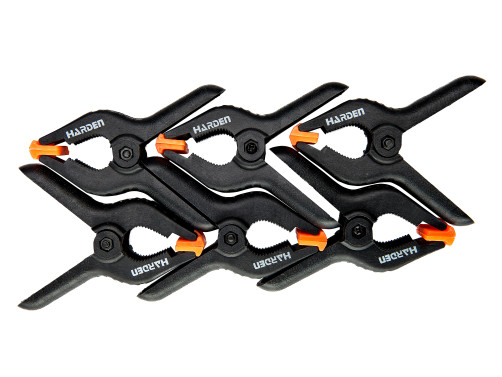 Set of 100 mm spring clamps 6 pcs. // HARDEN