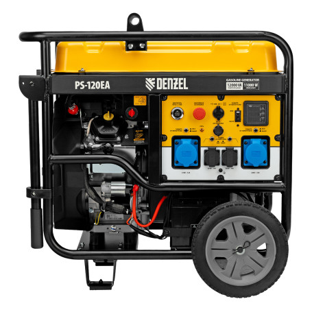 Gasoline generator PS-120EA, 12 kW,230 V, 40 L, ATS connector,electric start Denzel