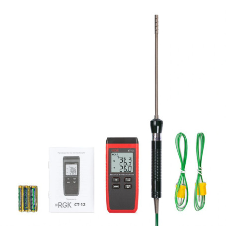 RGK CT-12 Thermometer with TR-10A Air Temperature Probe