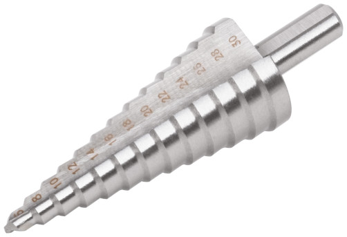 Step drill HSS ( P6M5 ) for metal, 13 steps, 6-30 mm