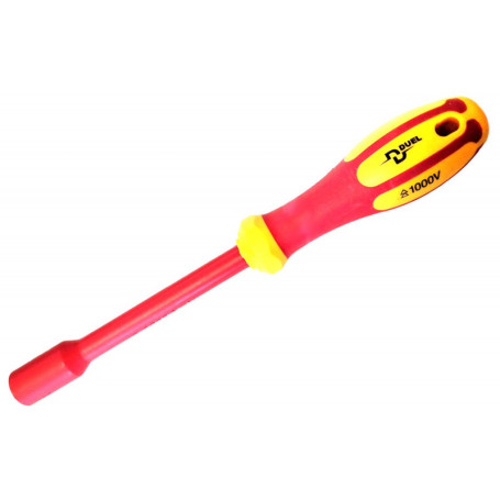 Dielectric wrench 1000V DUEL socket wrench 5.5 mmx125 mm, length 225mm, DE07-055-125