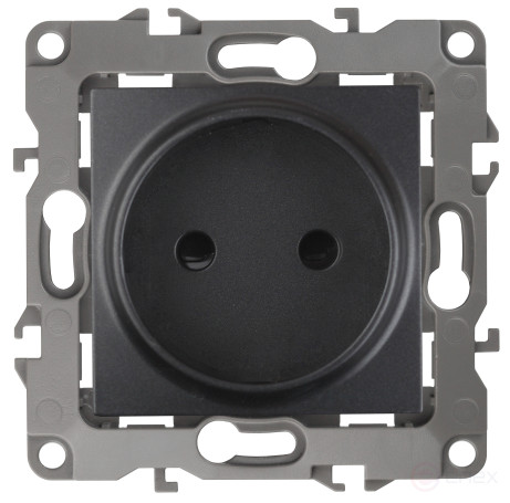 Розетка ЭРА Серия 12 12-2105-05 2P 16A-250В IP20 антрацит