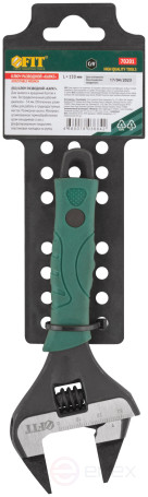 Adjustable key "Carat", CrV, sharpened narrow jaws, scale, magnified.gripper, rubberized.handle 150mm (34mm)