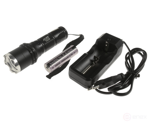 12V LED Rechargeable Flashlight 10W JTC