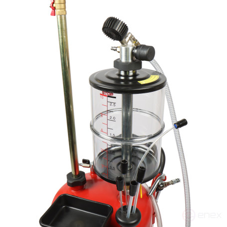 Установка для замены масла 70л с поворотным поддоном 10л и колбой GTE