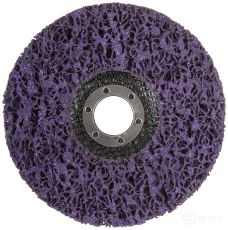 Polymer stripping disc 125 mm, purple, hard