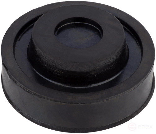 Резиновая опора на домкрат подкатной А-65мм В-37мм Н-27мм (бытовой) АвтоDело 43265