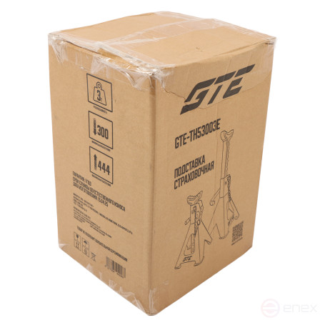 Стойка ремонтная 3т h=300-444мм 2шт GTE