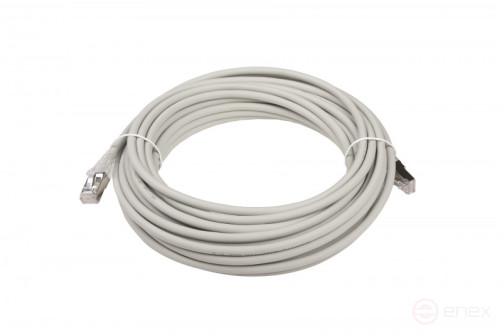 WRline WR-PC-RJ45-FTP-5E-10-GY Патч-корд F/UTP, категория 5е, 2xRJ45, экранированный, серый, LSZH, 10м