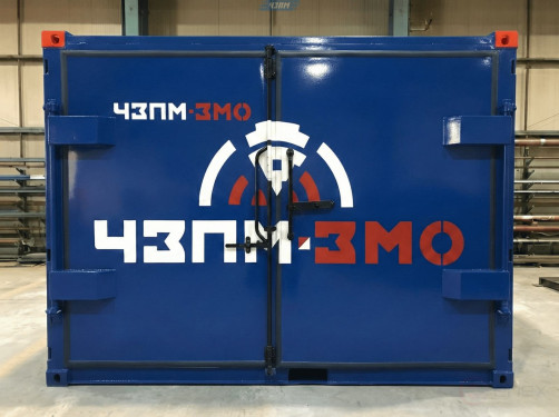 Камера пескоструйной очистки в контейнере ЧЗПМ-20